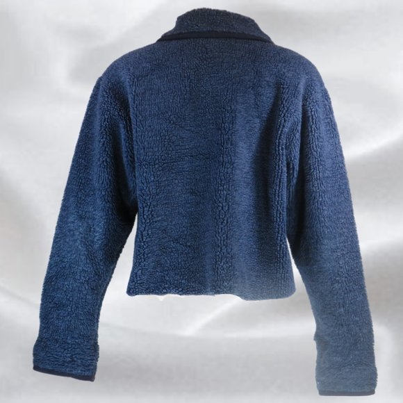 SMILEY/VERBIER Blue Fleece Sweater/Leggings Set in Size Large - Picture 4 of 12